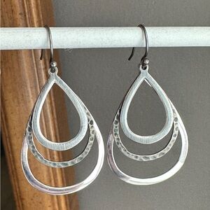 Silpada Sterling 925 Silver Teardrop Earrings